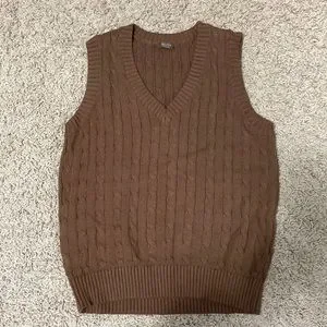 Brown Brandy Melville Sweater Vest (brand new condition)